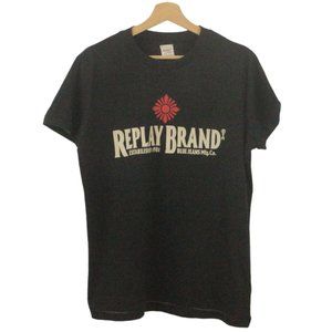 Replay Brand Jeans Mfg. Co. T-Shirt Black Size XL